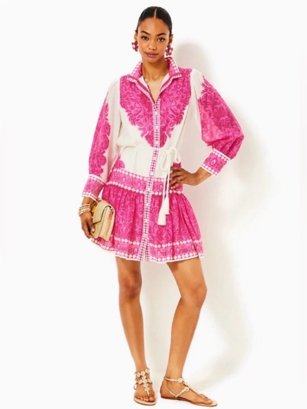 NWT Lilly Pulitzer Drena Shirt Dress - size 10 - $288